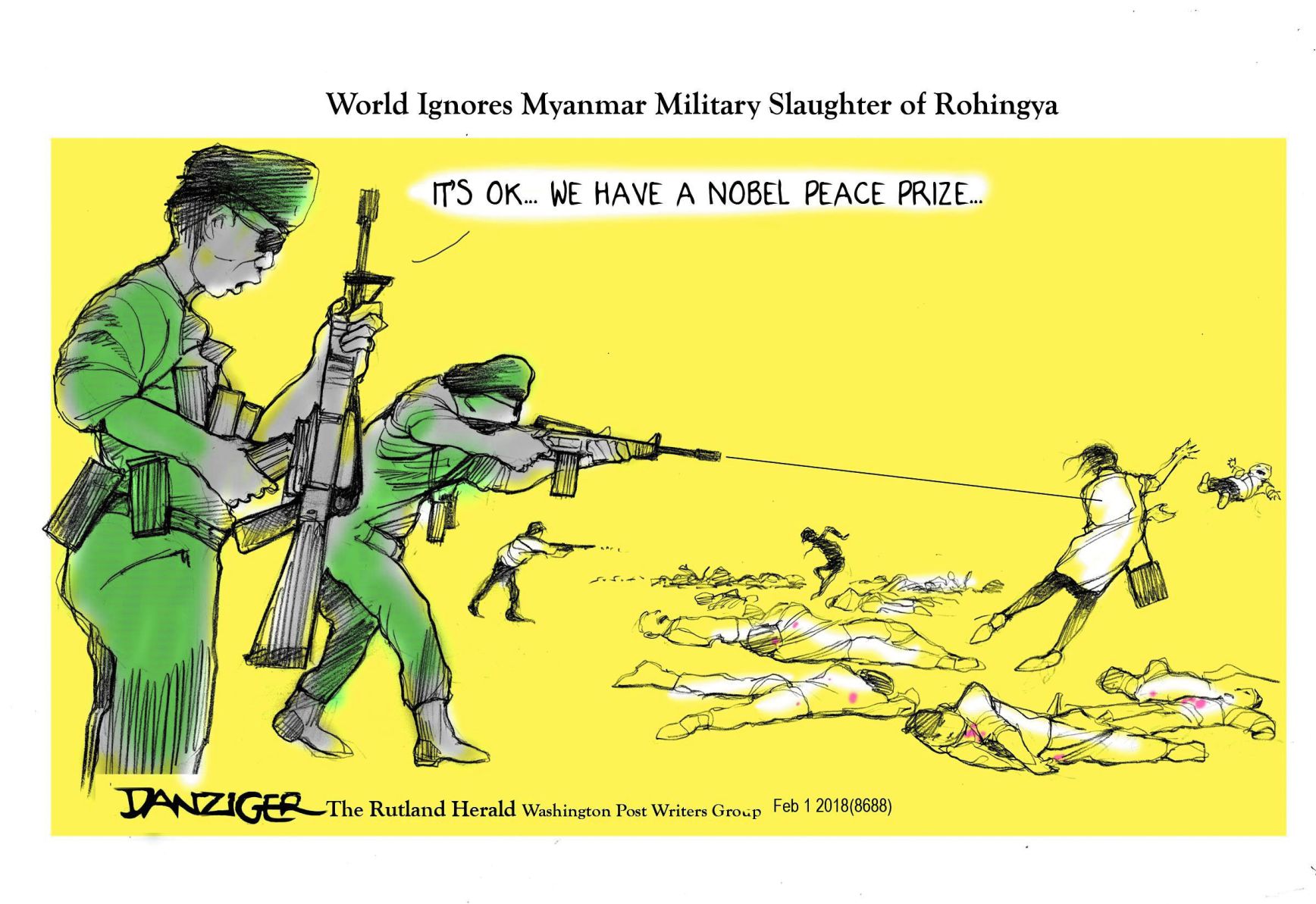 Jeff Danziger cartoon